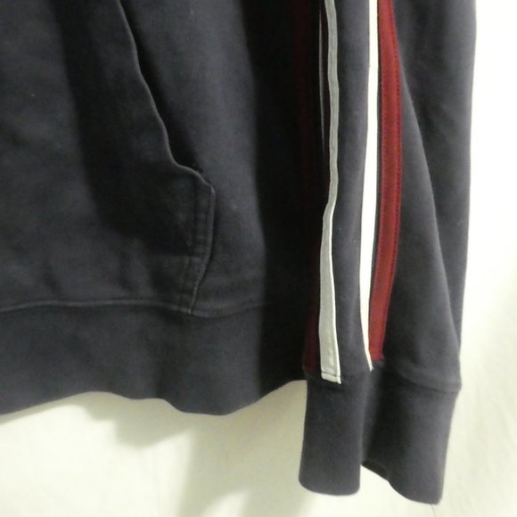 FRENCH CONNECTION, FCUK, size large, full zip striped light jacket, 100% cotton - Picture 8 of 16
